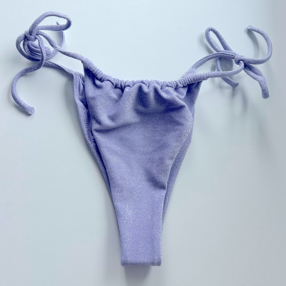 glittery bikini bottoms